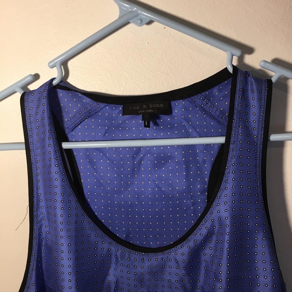 Rag and bone 100%silk top